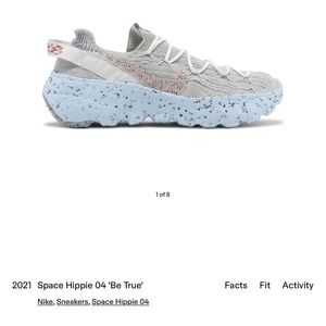 NIKE men’s shoes Space hippie ‘be true’ size 11